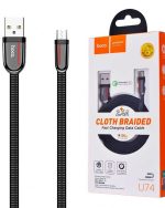 کابل تبدیل USB به میکرو یو اس بی هوکو مدل U-74 طول ۱٫۲ متر hoco u-74 QC.3