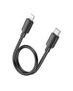 کابل تبدیل USB-C به لایتنینگ هوکو مدل X96 20W طول 0.25 متر