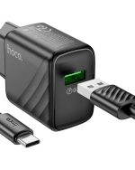 شارژر دیواری 18 وات هوکو مدل CS21A به همراه کابل USB Type-C