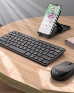 ست ماوس و کیبورد بی سیم بلوتوثی سفید هوکو Hoco مدل DI05