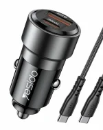 شارژر فندکی 60 وات یسیدو مدل Y55 به همراه کابل USB-C