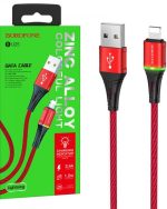 کابل تبدیل USB به لایتنینگ بروفون مدل bu25 طول 1.2 متر