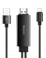 کابل تبدیل لایتنینگ به HDMI/ usb یسیدو مدل HM04 طول 1.8 متر