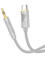 کابل تبدیل AUX به usb-c هوکو مدل UPA30 طول 1 متر