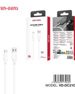 کابل شارژر ون دنز TYPE C  مدل VD-DC21C