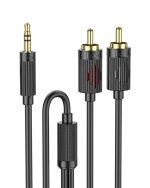 کابل تبدیل جک 3.5 میلی متری به RCA هوکو مدل UPA28 طول 1.5 متر