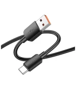 کابل تبدیل USB به USB-C هوکو مدلfast X96 100W طول 1 متر
