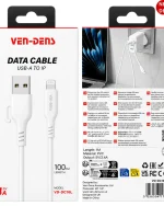 کابل شارژ سریع آیفون  وندنز مدل VD-DCD03 IP