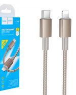 کابل شارژ برند هوکو مدل X119 با سری تایپ سی به آیفونی TYPE C TO LIGHTNING / PD